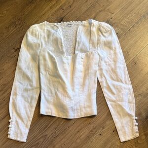 Reformation linen top